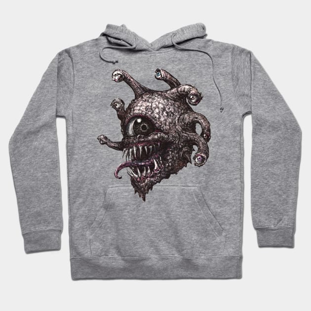 A Beholder Dungeon keeper creature roleplay Hoodie by artbyst